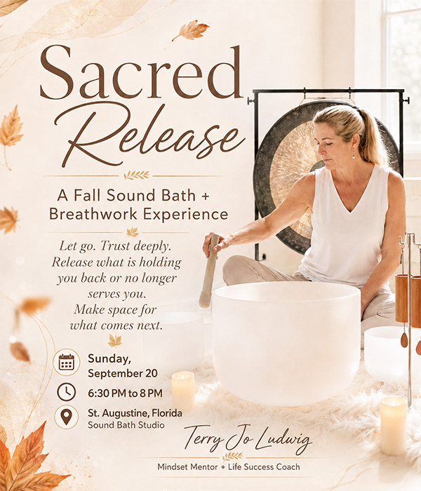 Sacred Release September 20th Soundbath at 6:30-8pm